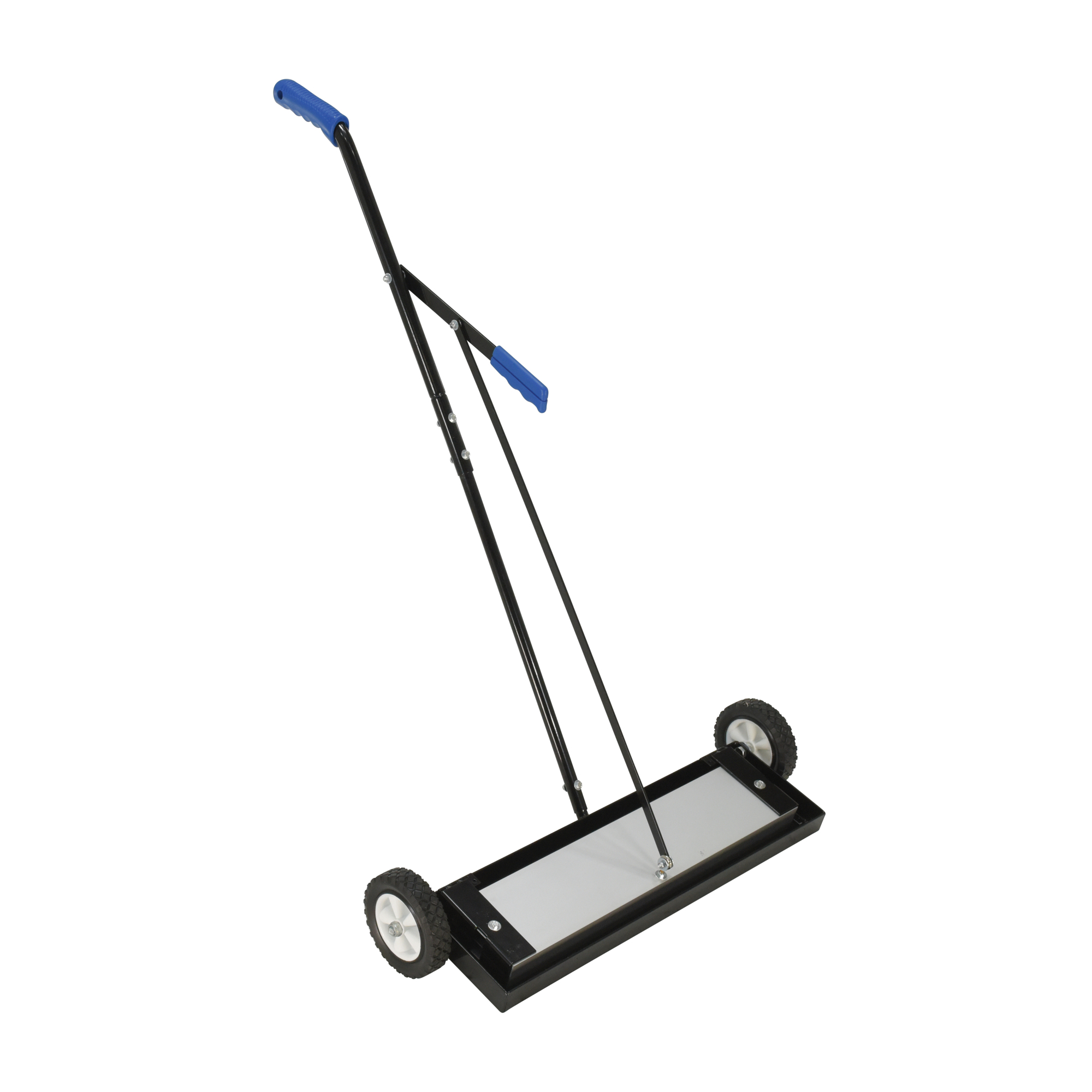 Vestil Magnetic Push Sweeper - 24in. Sweep Width, 39in. Sweeping Width, Ergonomic Handle, Model# MPSR-24-B